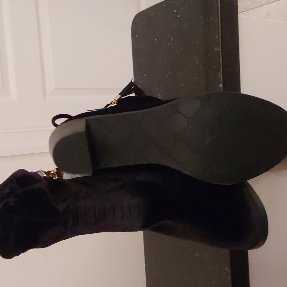 NWOT LINDSAY PHILLIPS Tara Fashion Velvet Boot size 8 - Picture 3 of 4
